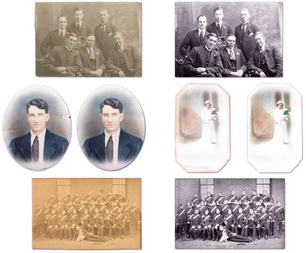 Restored photos